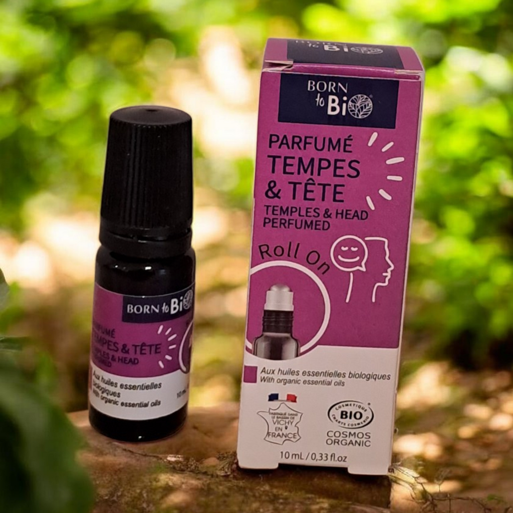 Roll-On Tempes & Tête Certifié Bio – Détente & Effet Frais Immédiat