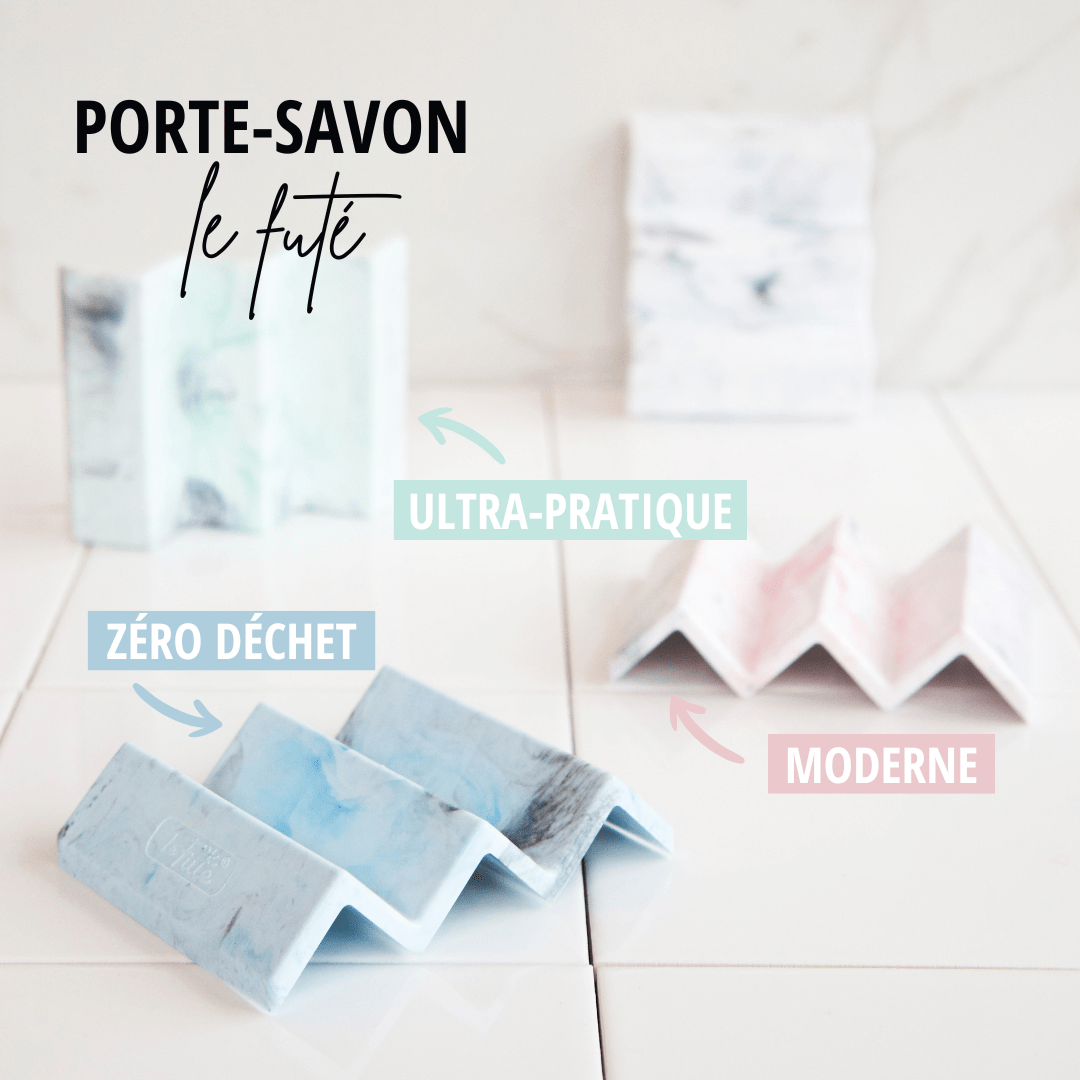 Porte-savon 100 % recyclé à partir de filets de pêche Le Futé