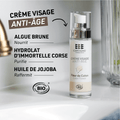 Crème visage bio anti-âge et protectrice – Peaux matures