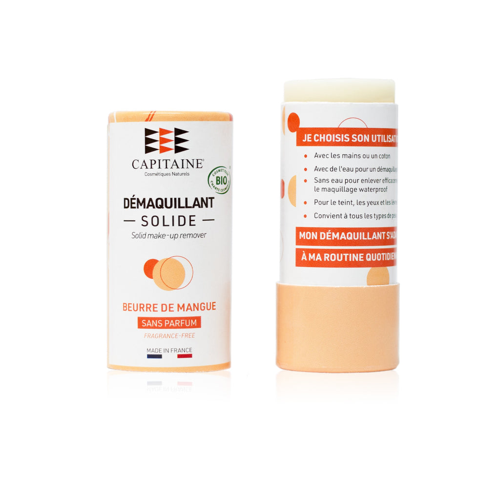 Démaquillant solide bio au beurre de mangue