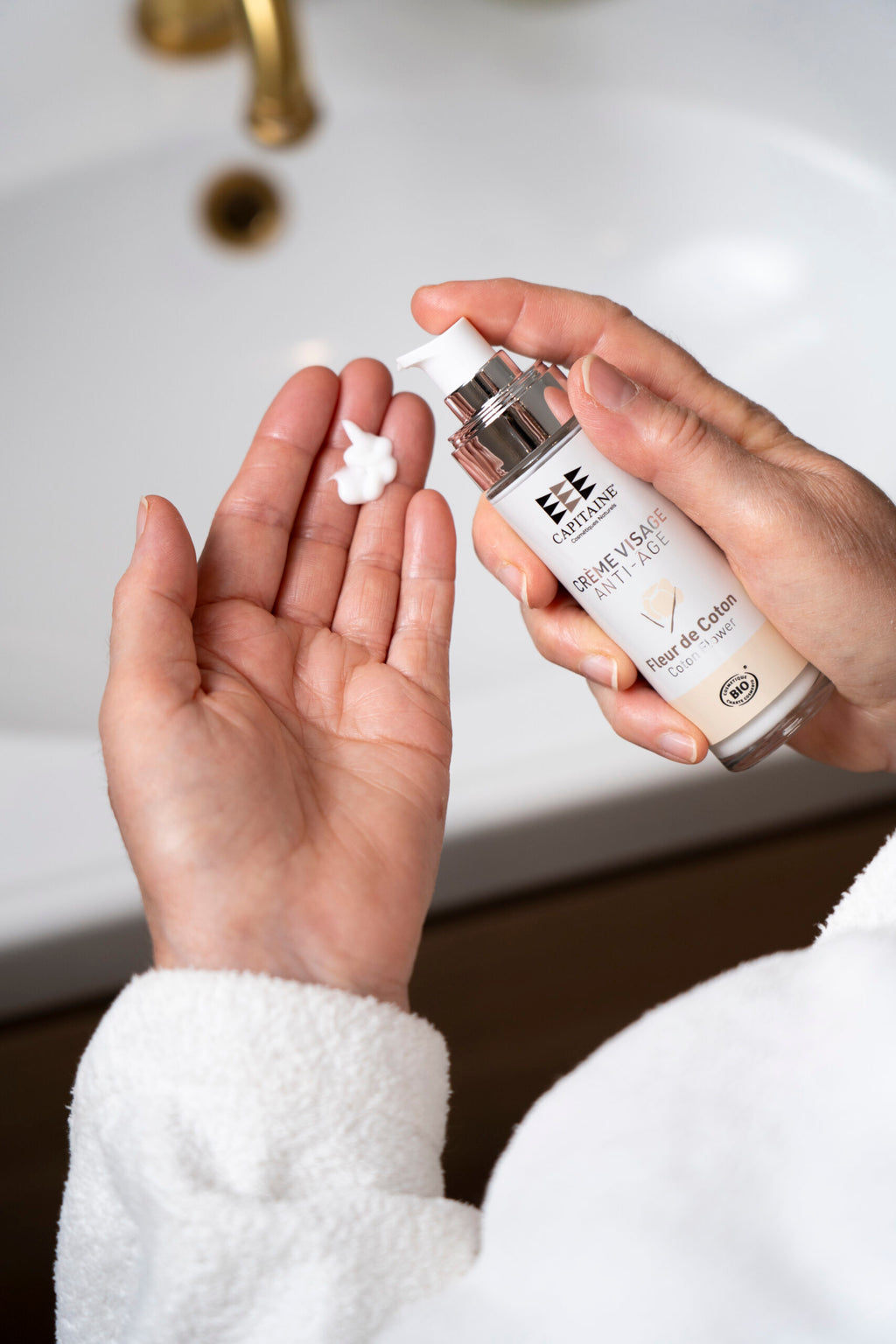 Crème visage bio anti-âge et protectrice – Peaux matures