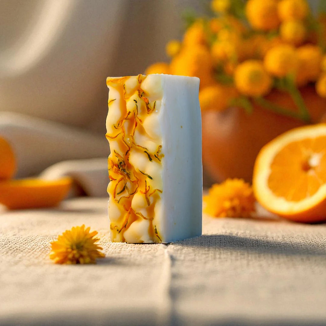 savon certifié BIO surgras orange calendula