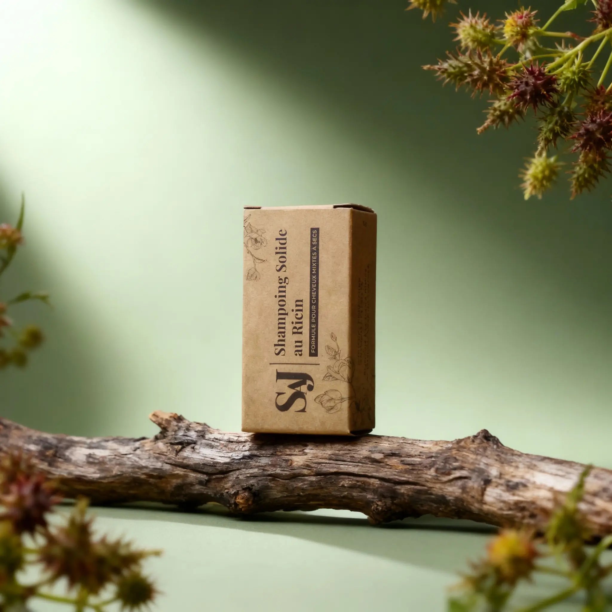 Shampoing solide neutre au ricin certifié BIO
