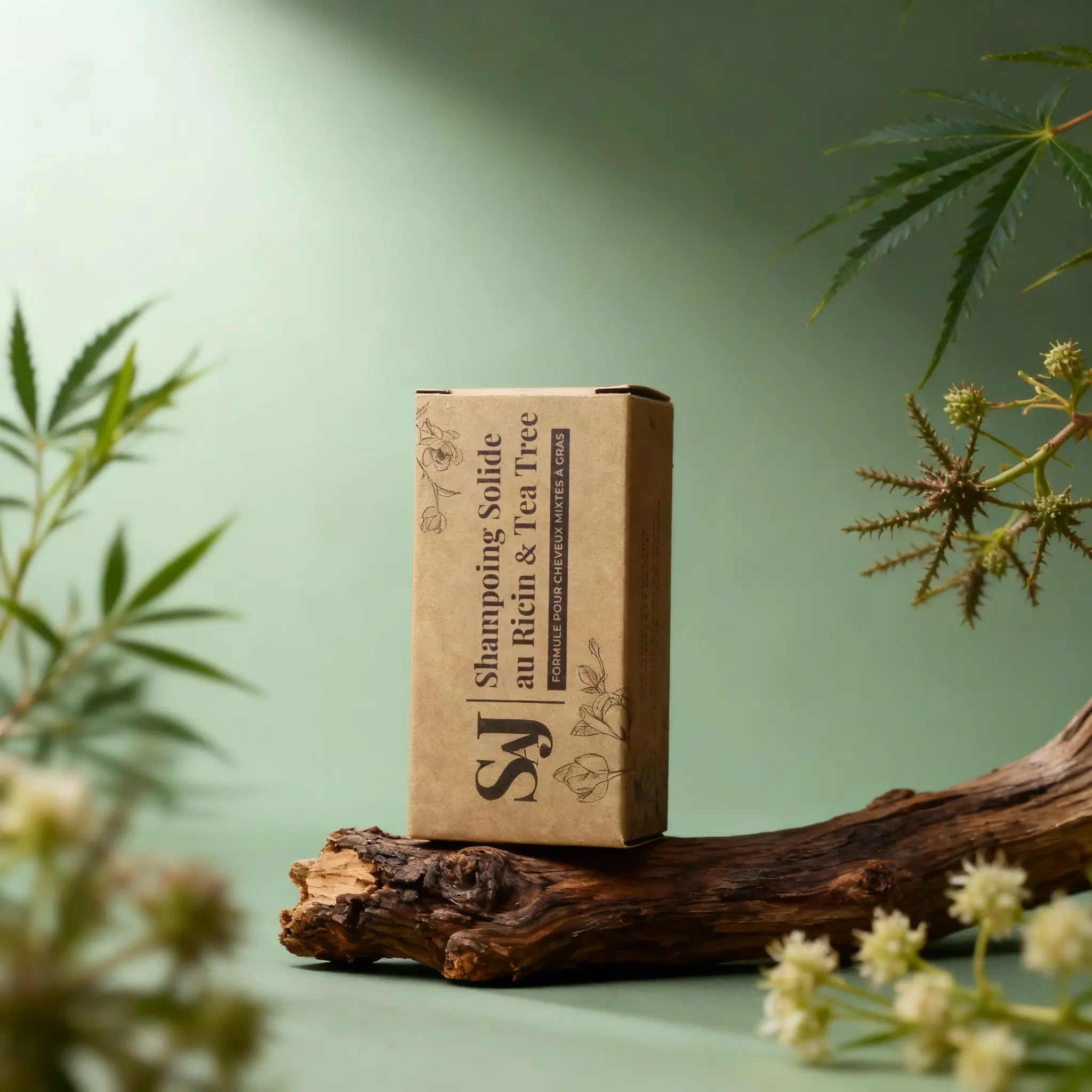 Shampoing solide Ricin et Tea Tree certifié BIO