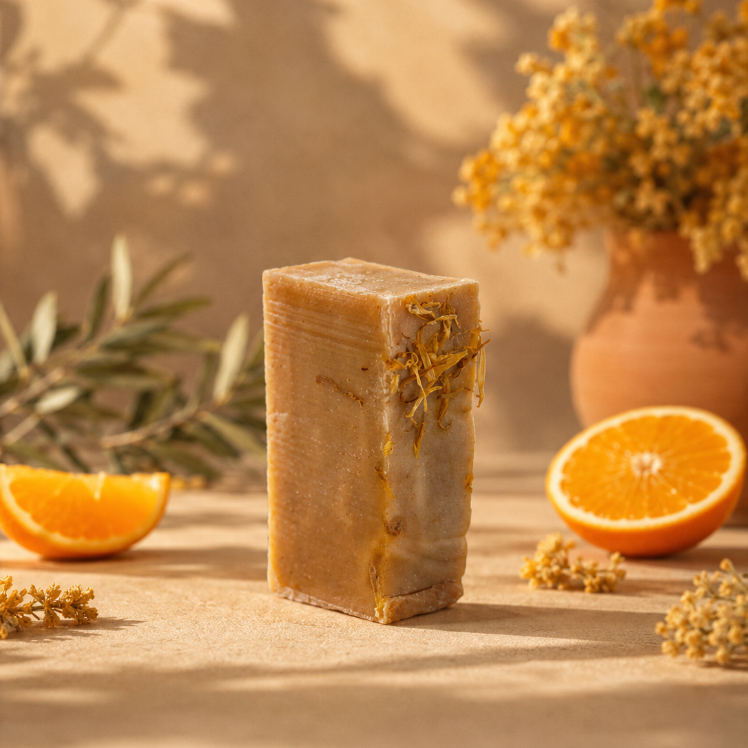Savon certifié BIO surgras orange calendula