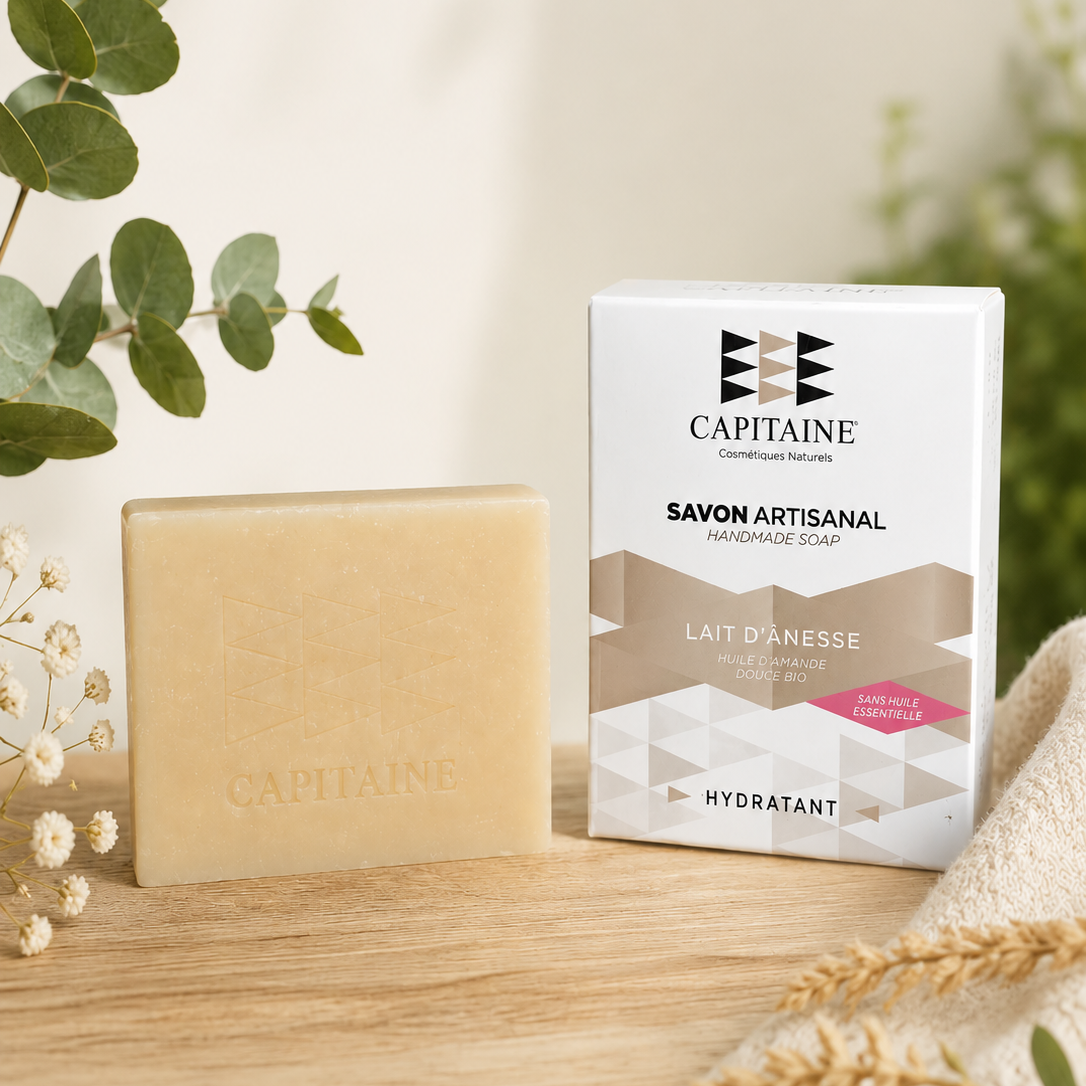Savon hydratant au lait d’ânesse bio