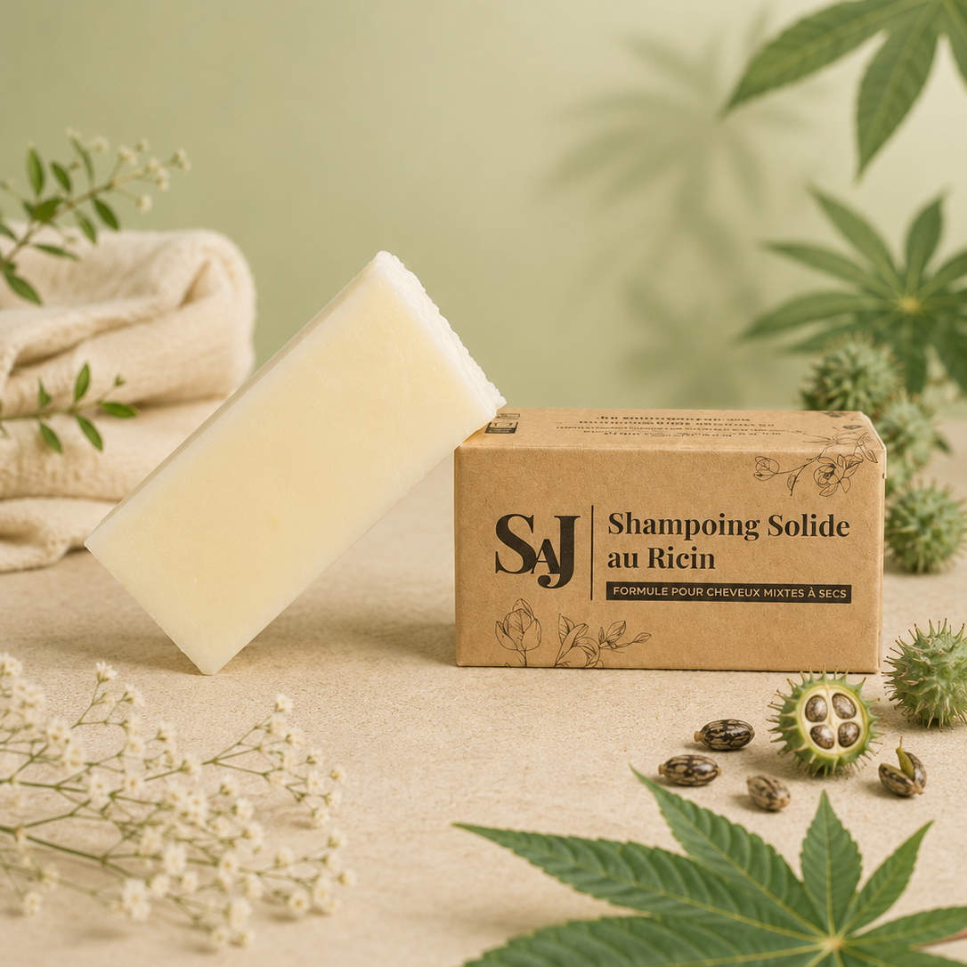 Shampoing solide neutre au ricin BIO
