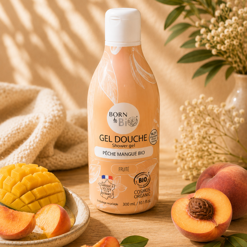 Gel Douche Pêche & Mangue Bio