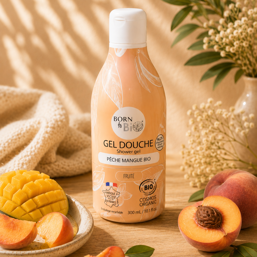 Gel Douche Pêche & Mangue Bio